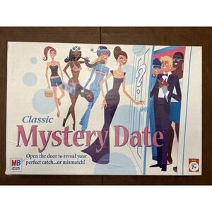 Classic Mystery Date Board Game Milton Bradley #42882 100% Complete in Box 2005